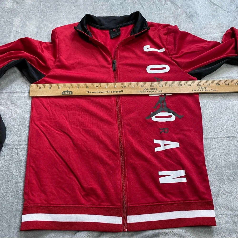 Air Jordan Jacket Large 12-13 Youth Boys Kids Track‎ Athletic Red Jumpman